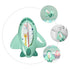 TOYANDONA Bath Water Thermometer Green Cartoon Plane Safe PP Material Newborn Floating Temperature Detector for Health