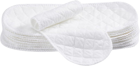 LXXIASHI 10PCS Three-Layers Cotton Diaper Reusable Solid Casual Infant Baby Cloth Diaper Covers