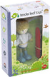 Tender Leaf Toys The Goodwood Family, Wooden Miniatures Flexible Doll, Multicultural Action Figure for Dollhouse