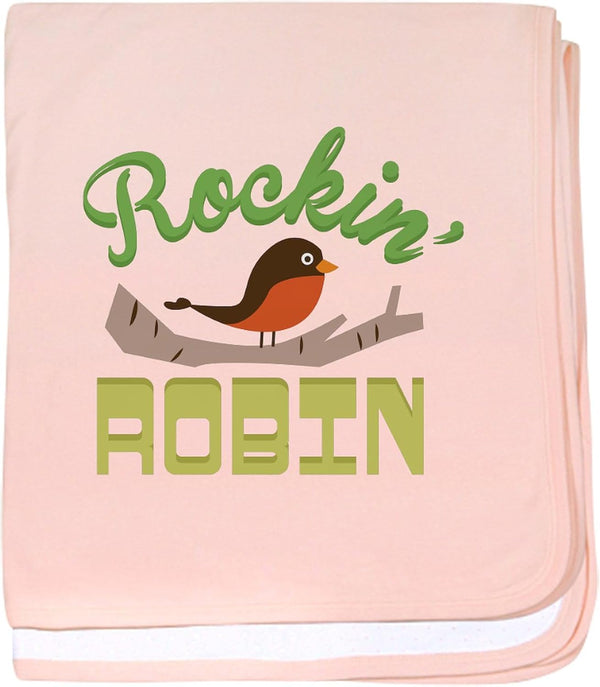 CafePress Rockin Robin Baby Blanket, Super Soft Newborn Swaddle