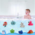 Bath Toys 8 Pack - Light Up Floating Rubber Animals with Color Changing Light for Baby Kids Toddler Bathtub Games