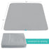 2 Pack 42''46'' Splat Mat for Under High Chair & Arts & Crafts & Eating Mess, Waterproof Baby Playtime Anti-Slip High