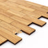 iLAND Varnished Dollhouse Flooring, 1:12 Scale Bamboo Floor Boards, Buy 2 at Half Cost! (48pcs Rectangular)
