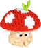 Jollcnoia Hide Mushroom Mini Cute Mushroom Animals Building Toy Set Adorable Plant Blocks