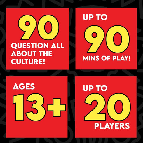 Urban Trivia - Black Card Game for The Culture! Fun Trivia on Black TV, Movies, Music, Sports, & Growing Up Black!