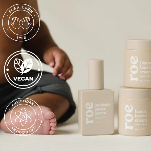 Power Pair Probiotic Baby Power Serum & Biome Barrier Cream - Hydrating, Soothing, Clean Ingredients