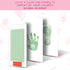 Outus 3 x 5 Inch Newborn Handprint and Footprint Kit, 4 Clean Touch Ink Pads, Pet Inkless Hand and Feet Stamp for Dogs