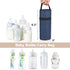 Beautyflier 2oz, 4oz, 8oz, 9oz Insulated Baby Bottle Tote Bags, Portable Breastmilk Baby Bottle Cooler Storage, Travel