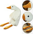 MDXMY 51.2" White Swan Goose Stuffed Animal Plush Pillow, Super Soft Sleeping Pillow (Down White, 51.2")