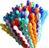 100Pcs 40 Inches Latex Spiral Balloons for Birthday Party, Assorted for Boys and Girls
