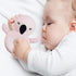 Baby Flamingo Soft Rattle Toy, Easy-Grasp Plush Infant Shaker, Birthday Gifts for Newborns, Pink