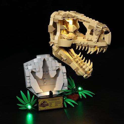 Kyglaring LED Light Kit for Lego Jurassic World, Indominus Rex Lighting Kit Compatible with Lego 76964 - No T Rex Model