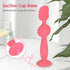 Generic Baby Butt Cream, Applicator Soft Silicone Skin Friendly Suction Base Diaper Cream Spatula (Red)