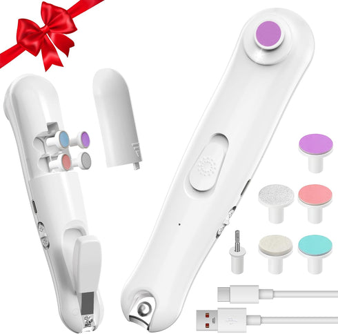 Baby Electric Nail Trimmer Baby Nail Clippers, Safe Nail Filer Grinder Kit