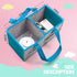 Carrying Case for Toniebox Starter Set, Travel Felt Cloth Musical Toy Folding Bag for Accessories (Blue)