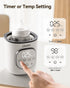 8 1 LAREX Bottle Warmer, Fast Baby Bottle Warmer for Breastmilk and Formula, with Timer and Accurate Temp Control