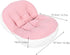 CVUTOVO U-Shaped Maternity Pillow for Women Belly and Back Support Cooling Pillow for Pregnant Women Soft Filling