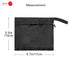 Joyo roy Small Wet Bag Mini Wet Bag Period Bag Black for Private Secret Waterproof Reusable for Girls Women Multi Use