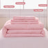Set 4 Set Wowelife Pink Toddler Bedding for Girls Toddler Bedding Pieces Boho Tufted Comforter with Ruffles Design