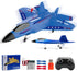 Blue RC Plane for Kids Upgrade F-22 Raptor Fighter RC Airplane Remote