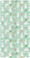 miaozhen Cotton Baby Crib Sheets Ultra Soft Cute Bunny Rabbit Butterfly Flower Light