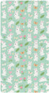 miaozhen Cotton Baby Crib Sheets Ultra Soft Cute Bunny Rabbit Butterfly Flower Light