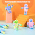 24 Hanaive Pcs Robot Fidget Spinners for Kids Transformable Fingertip Gyro Chain Toy Deformable DIY Stress Relief