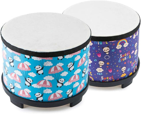 8 inch 8" Kids Floor Tom Drum Toddlers: Baby Music Toys Percussion Instrument Child Drums - Montessori Toys Wooden Drum