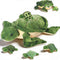5 PCS Sea Turtle Stuffed Animals with Babies, 12" Mommy Stuffed Turtle