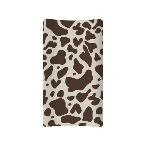 ZDCUSTOM Brown Cow Print Baby Changing Pad Cover Set of 1 Changing Table