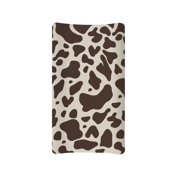 ZDCUSTOM Brown Cow Print Baby Changing Pad Cover Set of 1 Changing Table