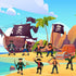 ArtCreativity Pirate Action Figures Playset, Set of 8 Plastic Pirates Figures in Assorted Poses, Toys for Kids