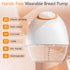 HyAdierTech 120ml 4 9 130 24mm Electric Breast Pump, Wearable Breast Pump with Modes and Levels of Suction, Ultra-Wide