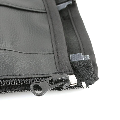 MINILUJIA Universal Baby Stroller Armrest Bumper Handlebar Sleeve Cover DustProof PU Leather Case Black