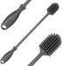 Silicone Bottle Cleaning Brush with Long Handle, 12.5" Water Bottle Cleaner for Baby Bottles and Glassware