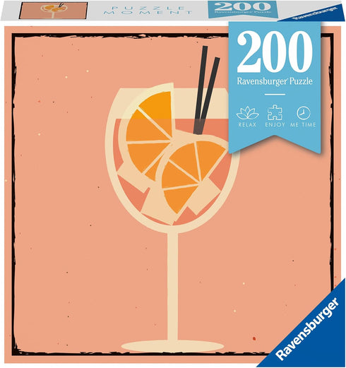 Ravensburger Puzzle Moment: Drinks 200 Piece Jigsaw Puzzle for Adults - 17369, Unique Pieces with Softclick Technology