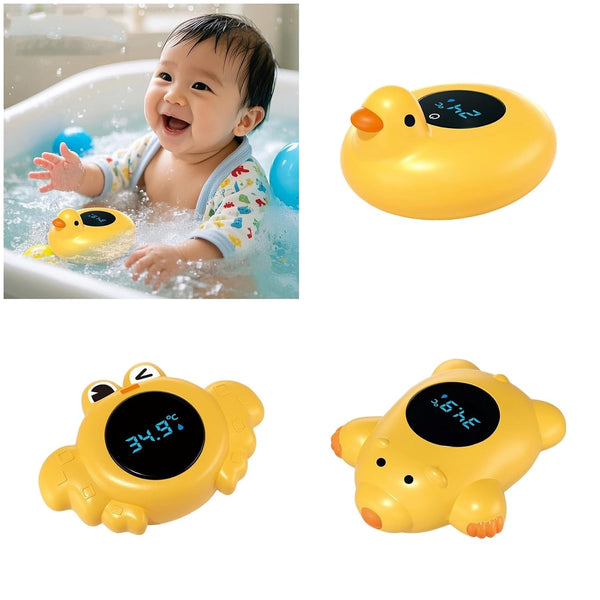 ZEXKENS Adorable Bear / / Crabs Shaped Digital Water Thermometers Fast Readout for Infant Bath Temperature Monitor Tool