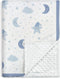 Star Baby Blanket 30 x 40 Inches for Boys Girls, Toddler Newborn