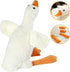 Goose Stuffed Animal Plush Toy, 20 Inch Cute Duck Pillow Doll, Gift for Anxiety Kids and Friends, White