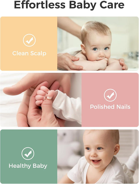 Momcozy Core Baby Kit, Baby Shower & Registry Essential Kit for Grooming&Health&Cleansing Care, Includes Nail File
