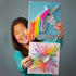 Craft-tastic String Art Craft Kit, Makes 2 Large Canvases, Unicorn Edition