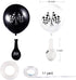 Chengu 50 Pcs Black and White Checkered Balloons - 12 Inch Latex Race Car Checkered Flag Party Supplies Decorations