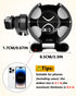 2-in-1 360 Universal Stroller Cup Holder with Mobile Phone Case, Strollers Storage Rack, Degrees Rotation Drink Holder