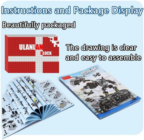 Building Block Warship - 25 in 1 Battleship Kits for Kids, Educational Toys for Boys Age 6-12 Years Old, 554PCS