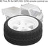 4Pcs 65mm RC Non-Slip Rubber Tires, Series Hub with Sponge Lining, Wheel Upgrade Accessories Suitable for WPL D12 1/10 (012W)