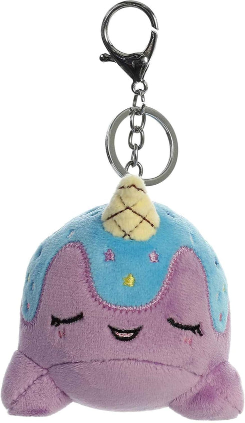 Tasty Peach Aurora 4" Blue Moon Nomwhal Clip-On by Aurora