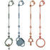 Toy Straps for Baby Silicone Pacifier Clips Adjustable Stretchable Teether Straps for Strollers, High Chair, BPA Free