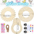 Aweyka 3 Pack 3-5 4-8 8-12 Kids Arts and Crafts Bird Feeders for Outside, DIY Wooden Paint Kits Outdoor Educational Fun