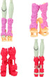 Barwa 10 Pairs Doll Shoes Accessories, Fashion High Heels, Sandals & Boots Pack