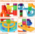 166 Set 3 4 5 6 7 8 9 10 11 12 pcs Marble Run, Upgraded Marbles Run Kit for Kids STEM Toys with Glow Marbles, Beginner